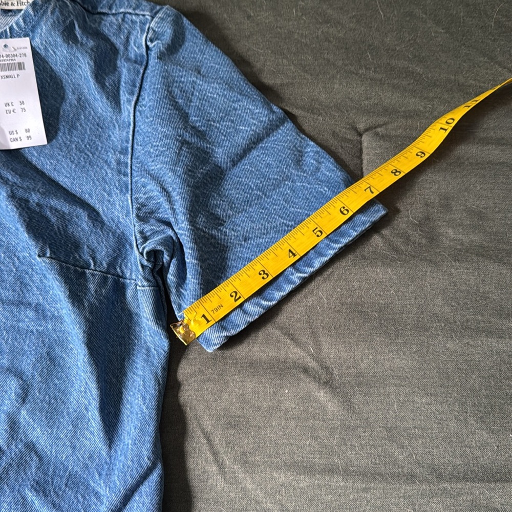 A b e r c r o m b i e  &  F i t c h • Denim tee shift mini dress - Picture 6 of 9